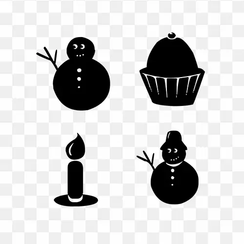 Christmas icons free vector download